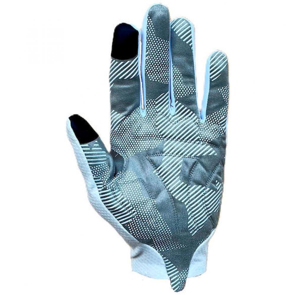VeloToze Handschuhe Gravel Trail Pro M Weiß - maximaler Grip für Gravel & MTB