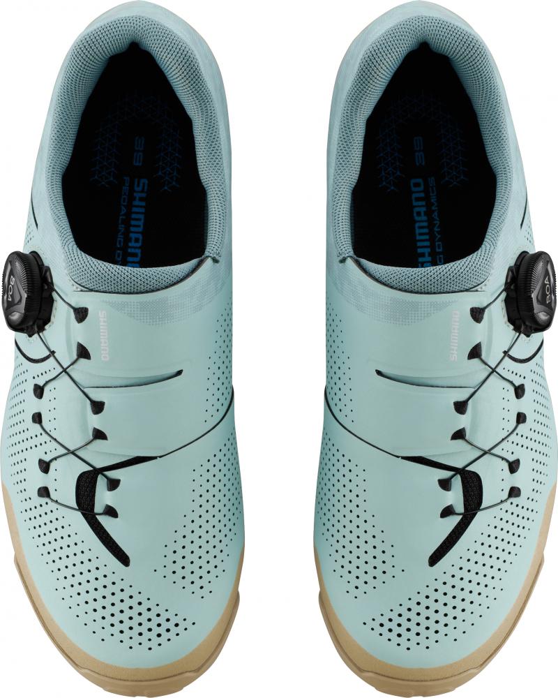 SHIMANO Fahrradschuhe XC302W Damen MTB SPD Größe 37 Blau - frauenspezifischer XC-Schuh