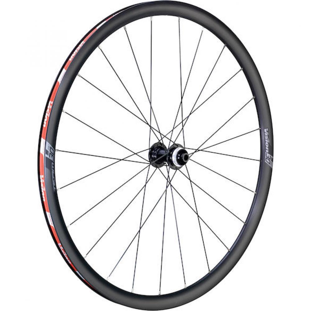 Vision Laufradsatz Team 30 TC Disc 622x19x30 mm Schwarz - schneller Allround-Semi-Aero-Laufradsatz