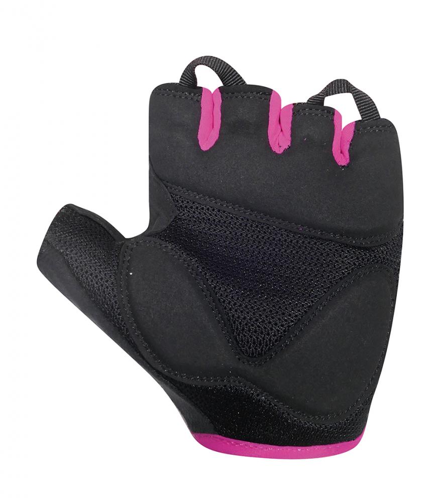 CHIBA Lady Gel - Radhandschuhe Damen S schwarz/pink mit Gelpolsterung