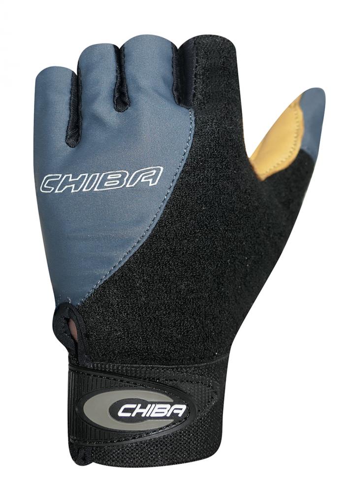 CHIBA Argon Kids - Radhandschuhe Kinder dunkelgrau 4XS mit Gelpolsterung
