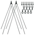 SKS Bluemels Basic Ersatzstreben-Set 26/28 Zoll schwarz robustes Schutzblech-Zubehör mit ASR-Sicherheitssystem für Fahrräder