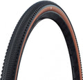 Schwalbe G-ONE COMP Active Line 28 Zoll (40-622) Schwarz/Bronze, vielseitiger Gravel- und Urban-Drahtreifen im Profil.