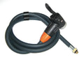 SKS Pumpenschlauch mit E.V.A.-Kopf für Rennkompressor, passend für AV/DV/SV Ventile, 125 cm lang, flexibel und robust für präzises Aufpumpen