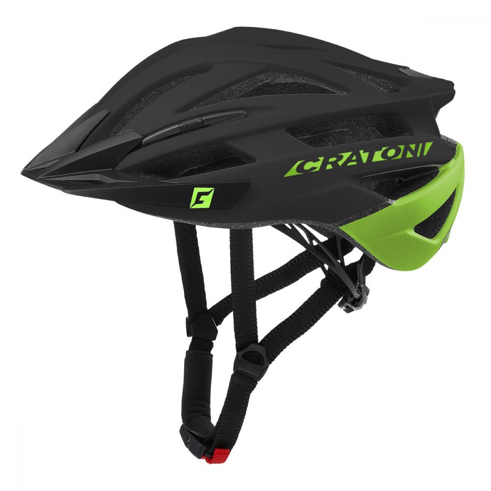 Cratoni Fahrradhelm Agravic MTB schwarz lime matt L/XL 58 bis 62cm