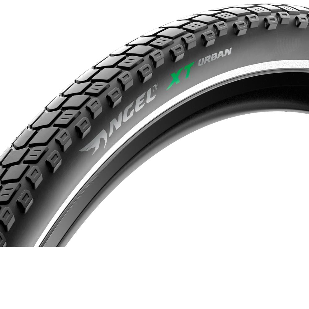 Pirelli Angel XT Urban Drahtreifen 42-622 (700x40C) Schwarz-Reflex - Pannenschutz