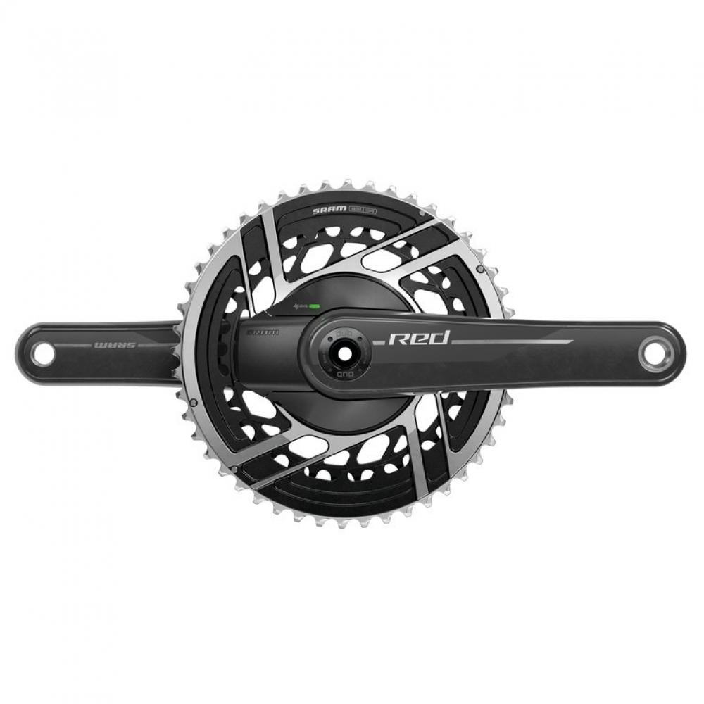 SRAM Quarq RED E1 Kurbelgarnitur, ein präziser Powermeter für maximale Performance.