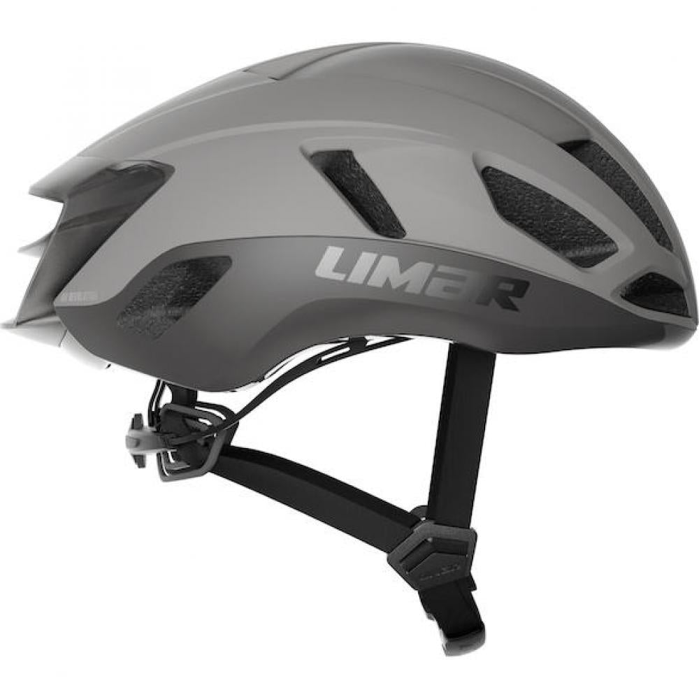 Limar Air Atlas + Mips Matt M Grau - aerodynamischer Rennradhelm mit Top-Belüftung