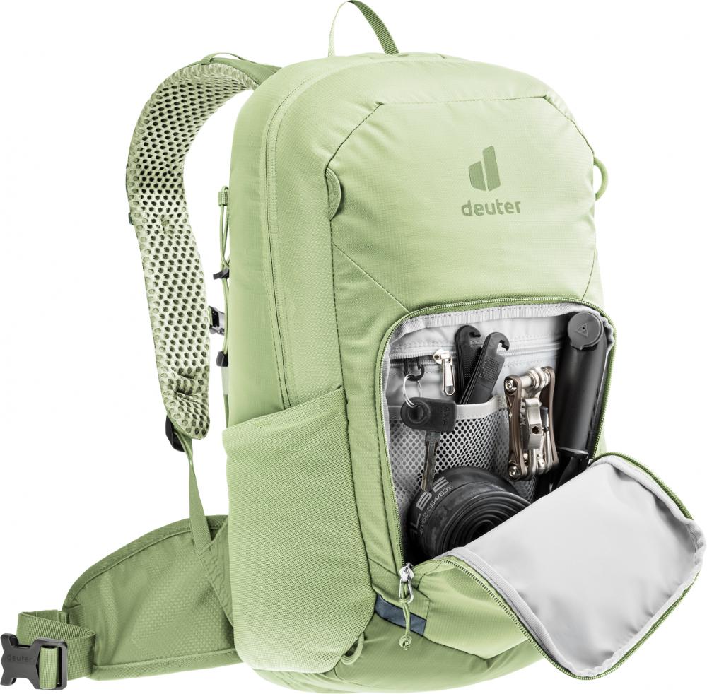Deuter Bike I 16 Fahrradrucksack - 16 Liter, 700 g, mineral/grove - Unisex Radtouren-Rucksack