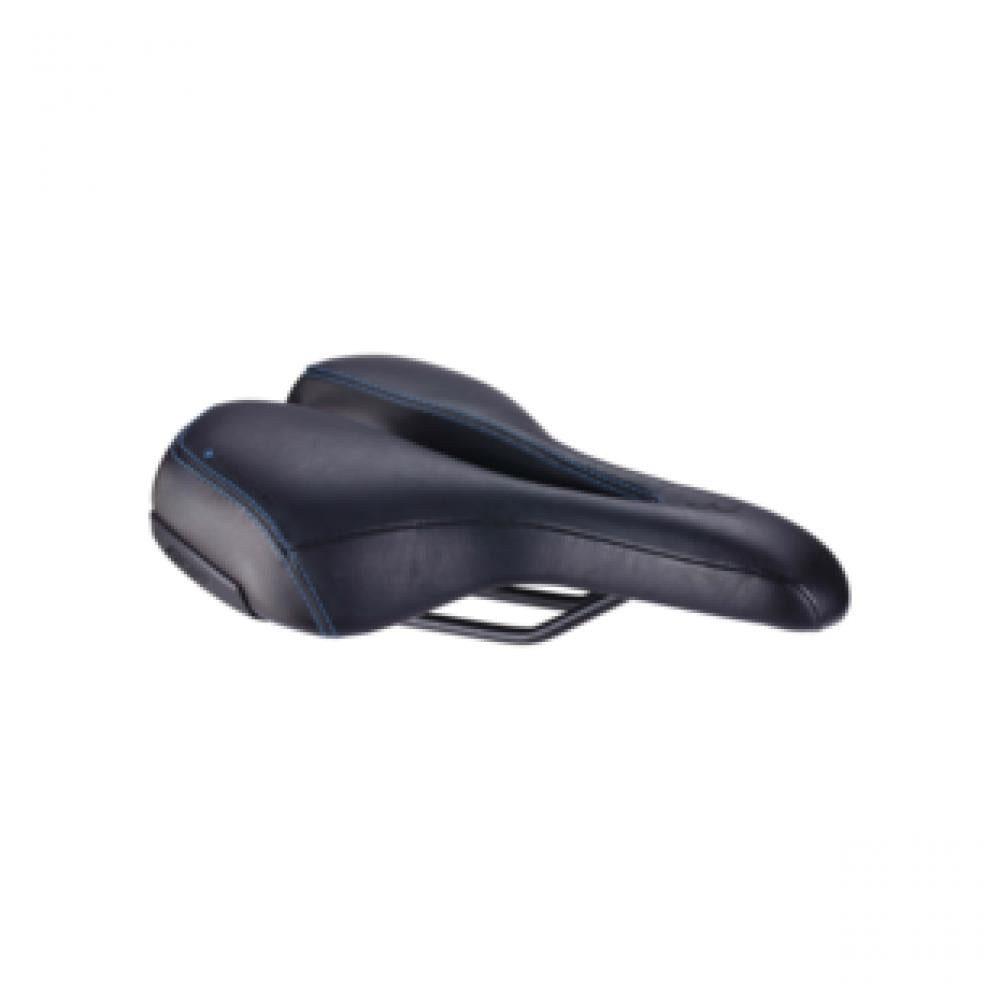 BBB Cycling BBB Sattel Sport Plus Active Leather 185 schwarz - komfortabler Sportsattel