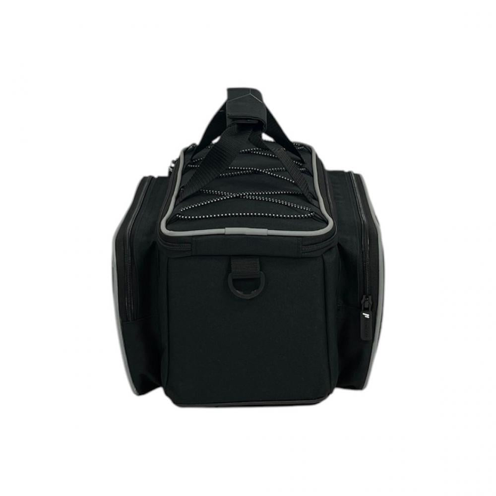 Haberland Gepäckträgeraufsatztasche Flexibag schwarz - flexible Transportlösung für den Alltag