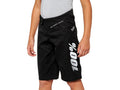 100% R-Core Youth Shorts 24" black - leichte DH-/BMX-Kinder-Shorts mit Top-Schutz
