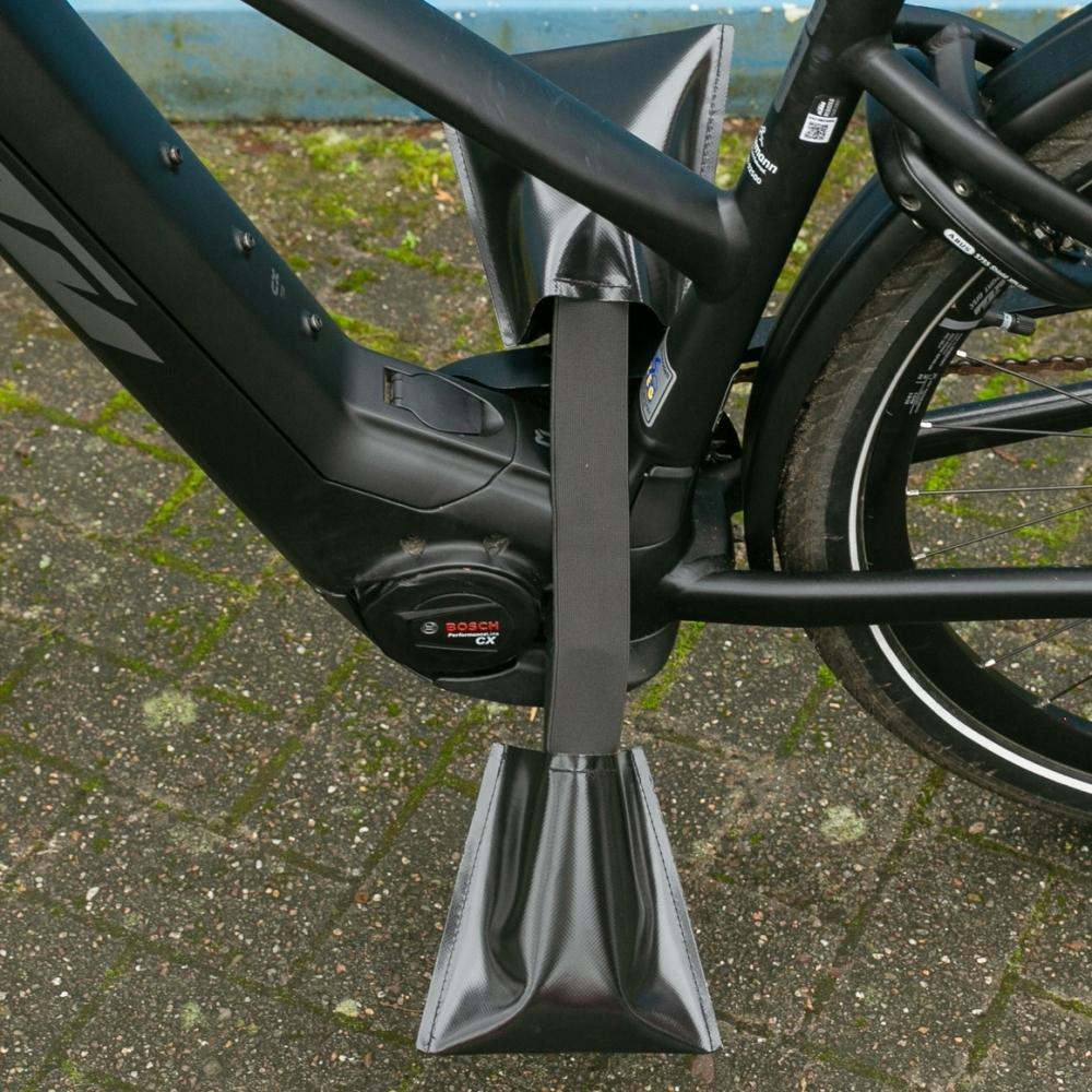 Haberland Pedal-/Lenkerschutz L Schwarz - zuverlässiger Schutz für Pedale & Lenker