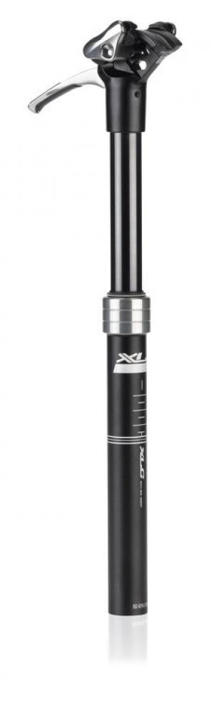 XLC Teleskopsattelstütze SP-T09 schwarz, 27,2mm, 390mm, 50-95kg Fahrergewicht für Mountainbike.