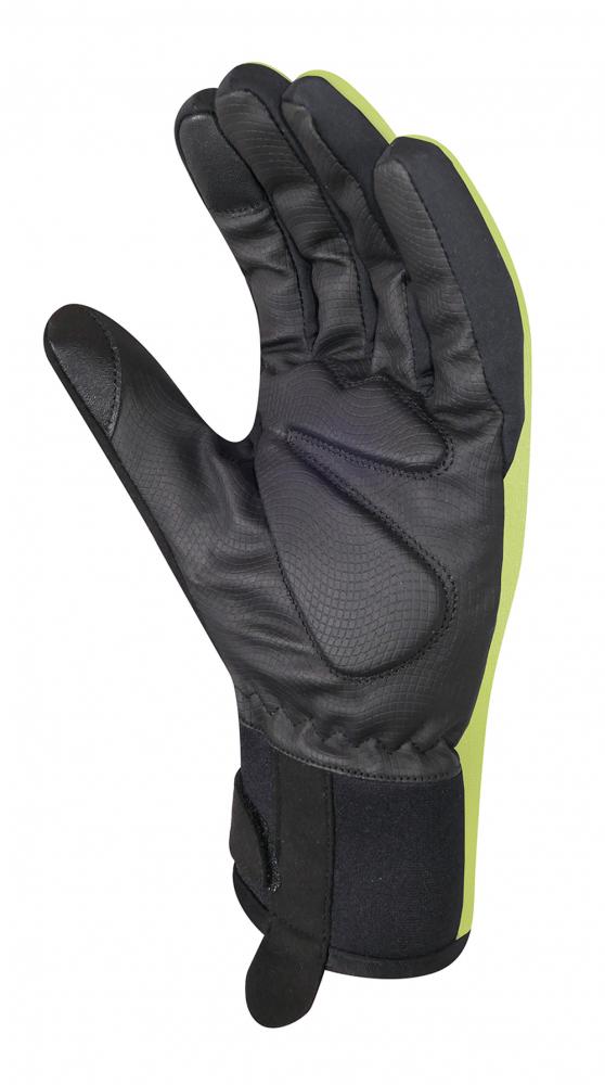 CHIBA Softshell Light - Radhandschuhe neongelb, winddicht & atmungsaktiv, Größe M