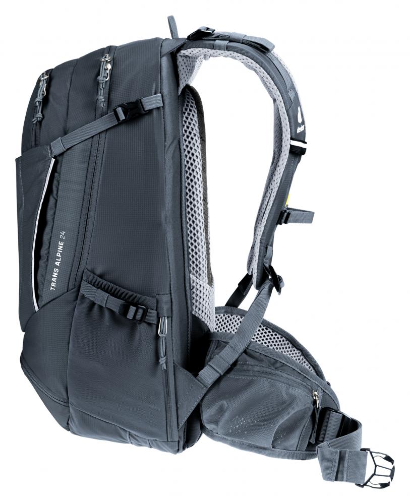 Deuter Trans Alpine 24 Fahrradrucksack 24 Liter Schwarz - ideal für Mehrtagestouren und MTB