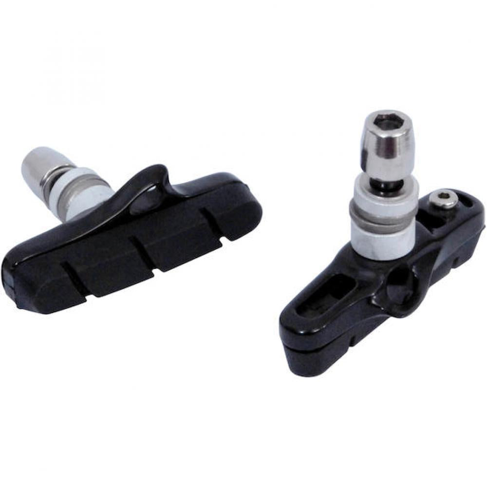 Jagwire Cross Pro Bremsschuhe Cartridge V-Brake Schwarz - Kombinierte Rennrad- und Mountainbike-Technologie