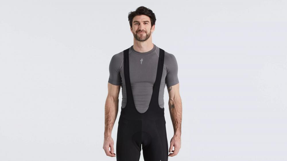 SEAMLESS BASELAYER SS MEN GRY L/XL - Bekleidung