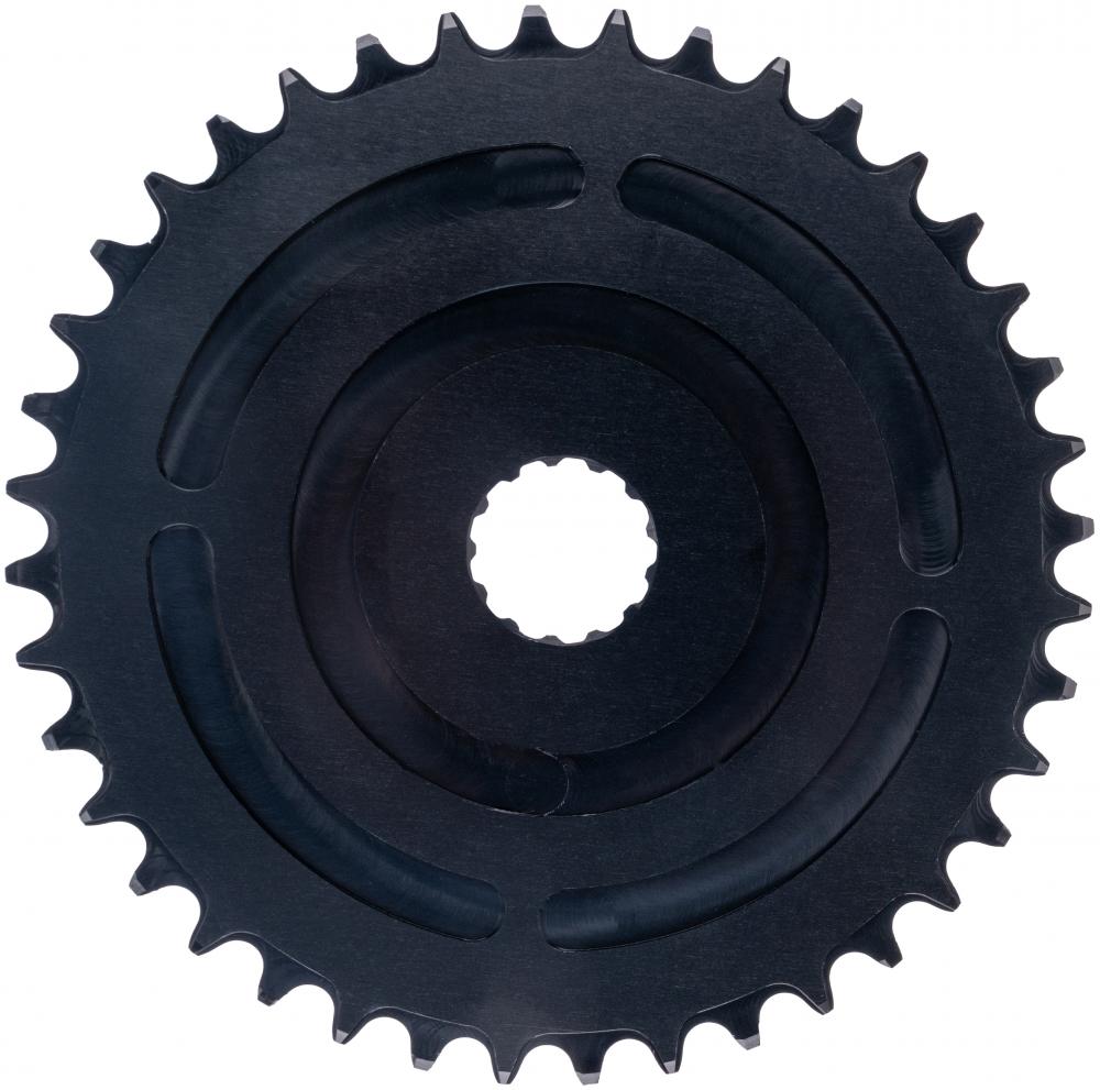 CONTEC Kettenblatt "C.Drive DM"nDirect Mount, 9-/10-/11-fach, 3/32", Narrow-Wide (NW) Zahnprofil, Aluminium 7075, schwarznSB-verpackt, 47,5mm Kettenlinie (Standard), Chainglider kompatibel, passend für Bosch Antrieb Gen. 3, 40 Zähne