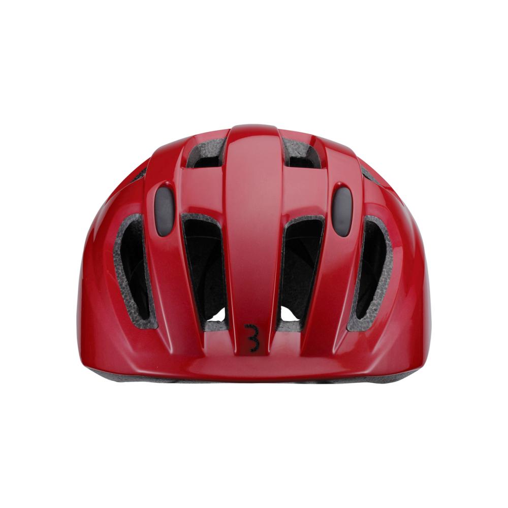 BBB Cycling BBB Helme Sonar M (52-58cm) M rot glanz - sicherer Fahrradhelm mit LED-Rücklicht