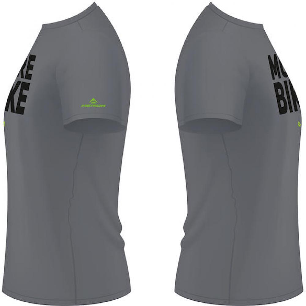 Merida T-Shirt MORE BIKE Edition Herren L Grau - komfortables Bike-Lifestyle Shirt