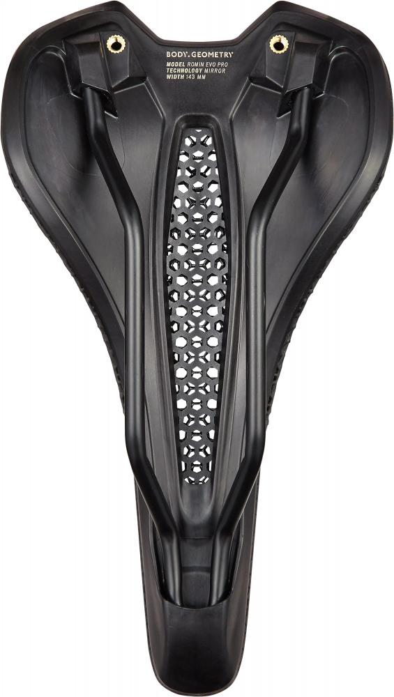 Specialized ROMIN EVO PRO MIRROR Sattel 143mm - Professioneller Fahrradsattel für sportliche Fahrer in Schwarz
