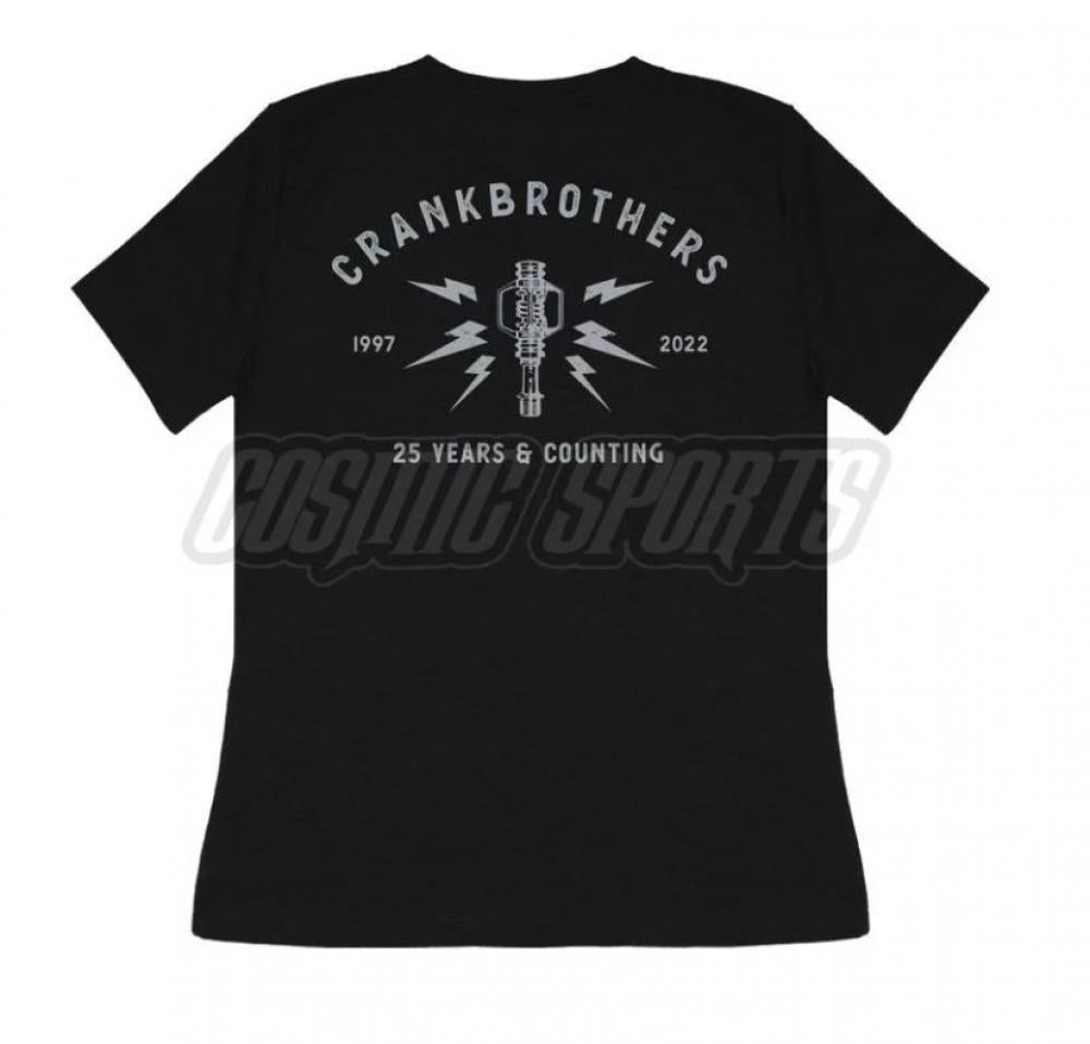 Crankbrothers T-Shirt 25th Anniversary Edition Damen Größe S schwarz-hellgrau