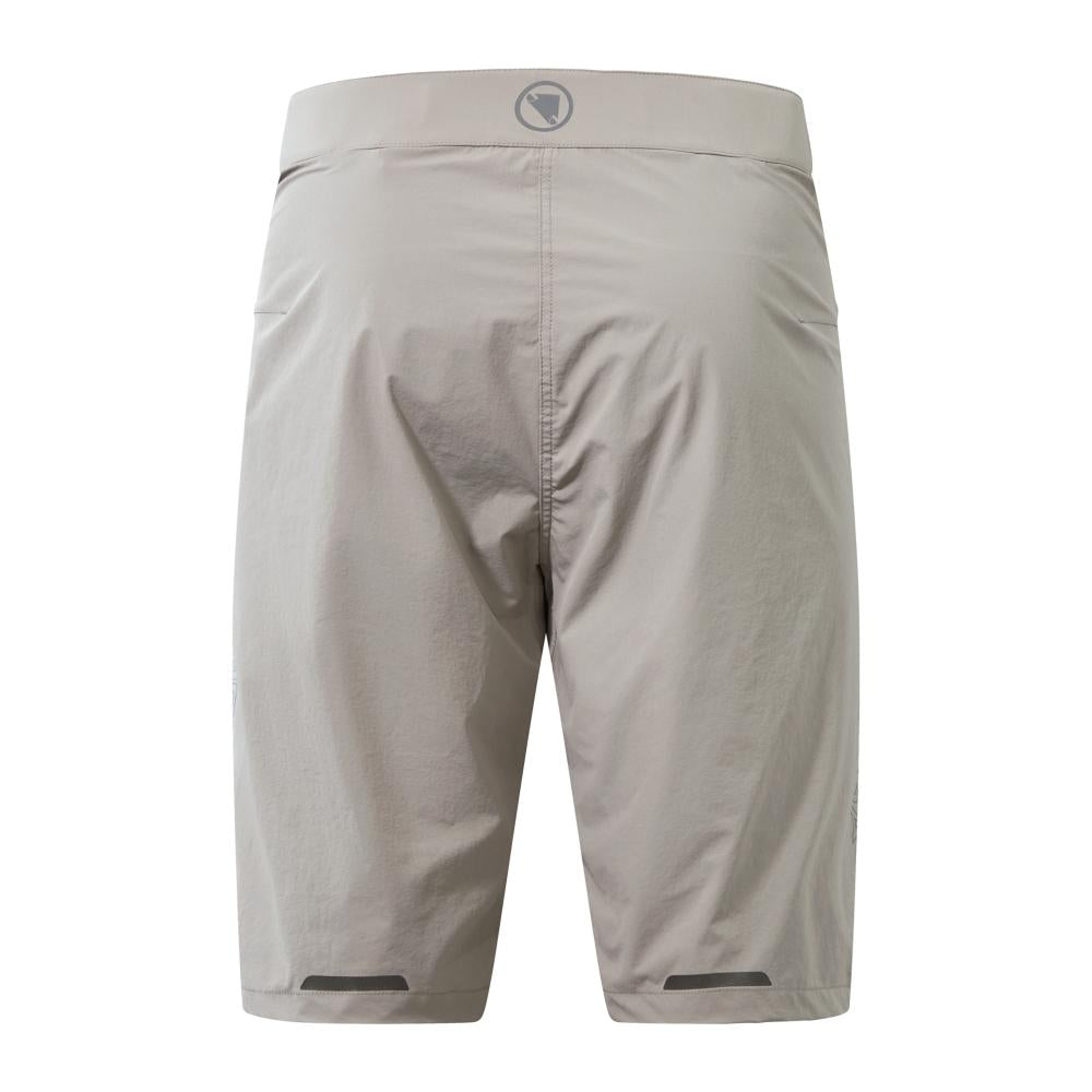 Endura GV500 Foyle Short fossil XL - schlank geschnittene Gravel Radhose, leicht und strapazierfähig, ideal kombinierbar mit GR500 Reiver Bibshort, hoher Tragekomfort