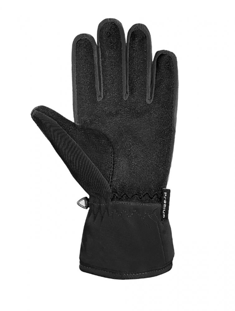 CHIBA Kids Basic Finger - Kinder Radhandschuhe schwarz, wasserdicht, atmungsaktiv, Größe VI