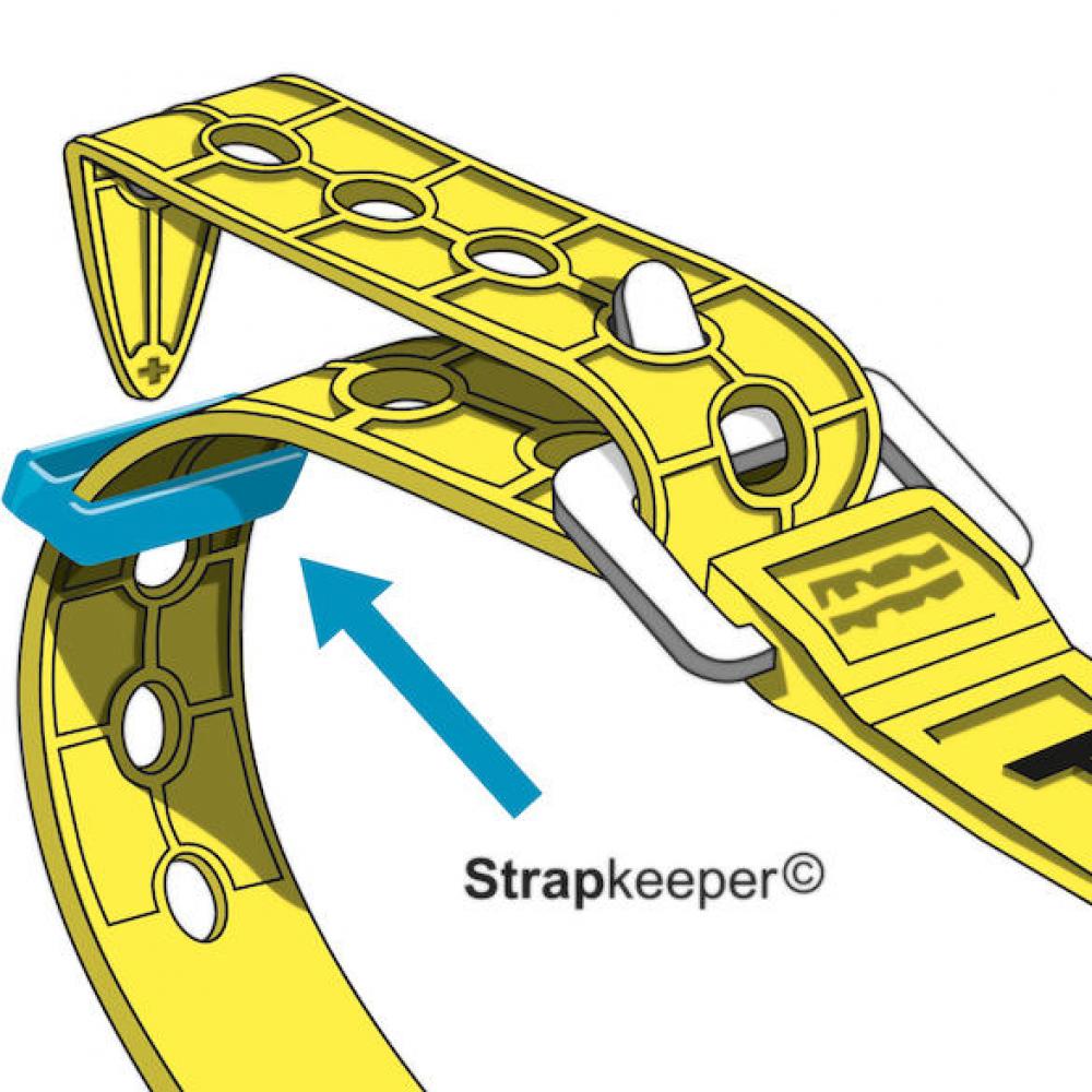 FixPlus Strapkeeper Nano/Slim 15 Schwarz - sicheres Fixieren loser Strap-Enden
