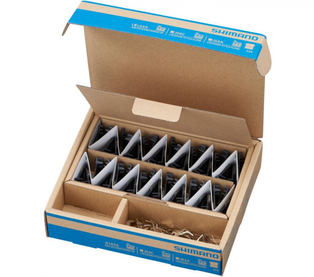SHIMANO 25 Paar Werkstattpackung Scheibenbremsbelag L05A-RF Resin Aluträger - Radsport