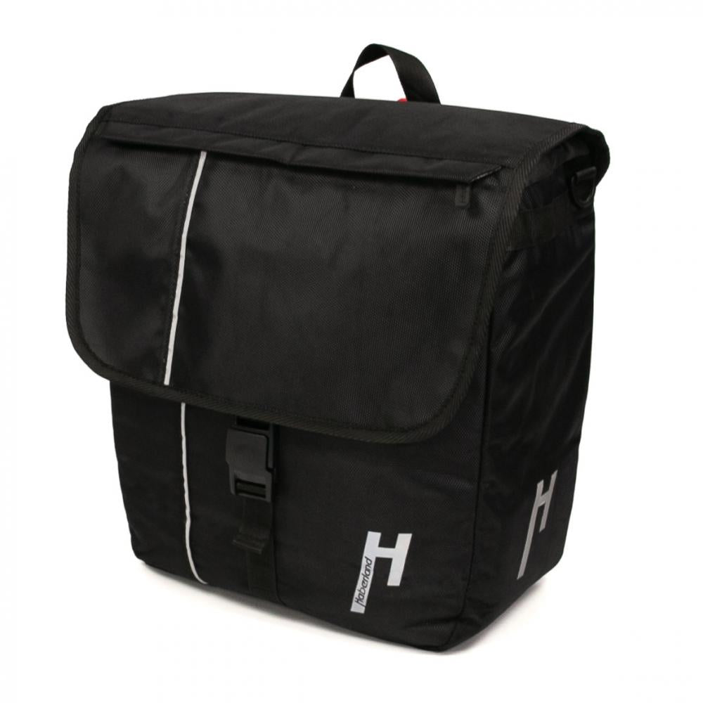 Haberland Einzeltasche 18l Street Work schwarz - praktische Fahrradtasche für Alltag & Beruf