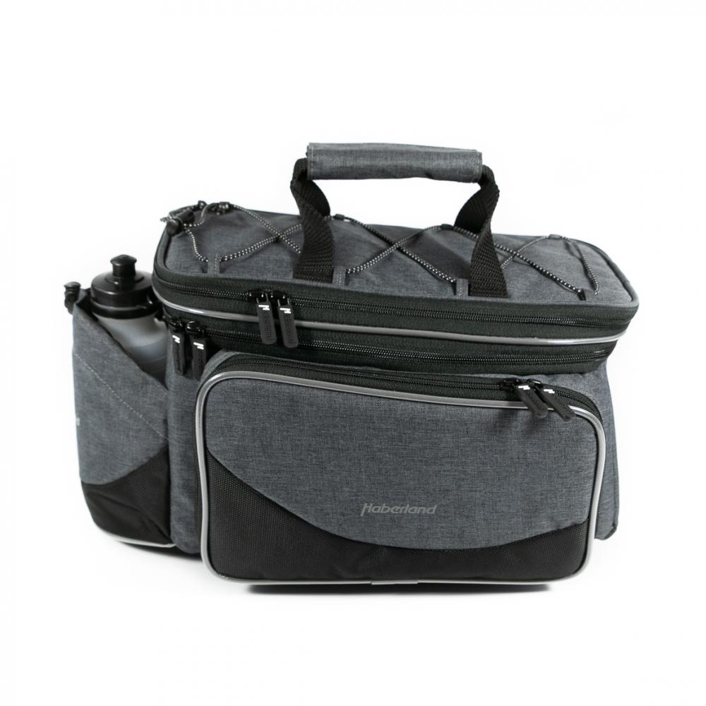 Haberland Gepäckträgeraufsatztasche Flexibag Top beige - flexible Racktime-Hecktasche mit 24 L Volumen