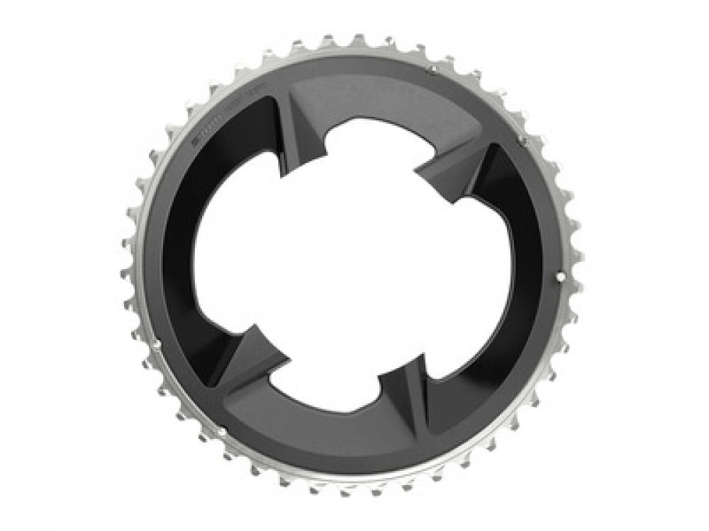 SRAM Kettenblatt Road Rival AXS 46T mit X-Range-Technologie für präzises Schalten.