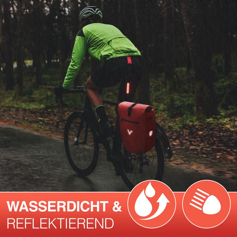 Valkental Gepäckträgertasche ValkBasic rot 28L