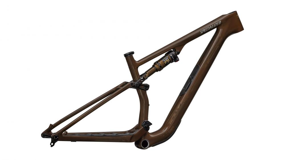 EPIC 8 PRO EVO Rahmen - Platin Orange/Carbon/Silber Dust - Größe XS - Mountainbike