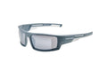Cratoni Sportbrille Raw grey-blue matt - smoke w/ silver mirror Größe UNI