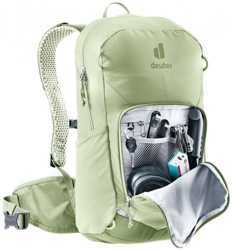 Deuter Bike I 20 Fahrradrucksack 20 Liter mineral-grove - Ergonomischer Rucksack für Radfahrer