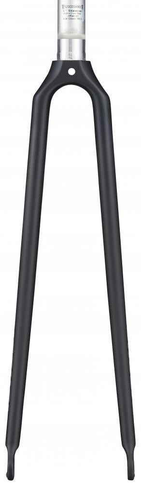 Ritchey Comp Road Carbon Gabel 700C, matt carbon, mit Felgenbremsaufnahme und 100x9mm QR Ausfallenden.