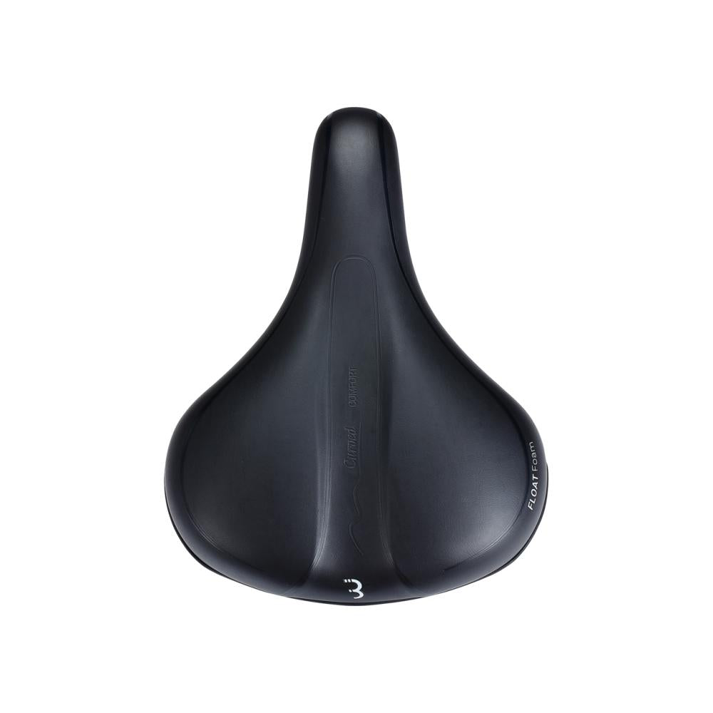 BBB Cycling BBB Sattel Meander Relaxed schwarz One Size schwarz - Komfort für aufrechte Sitzposition
