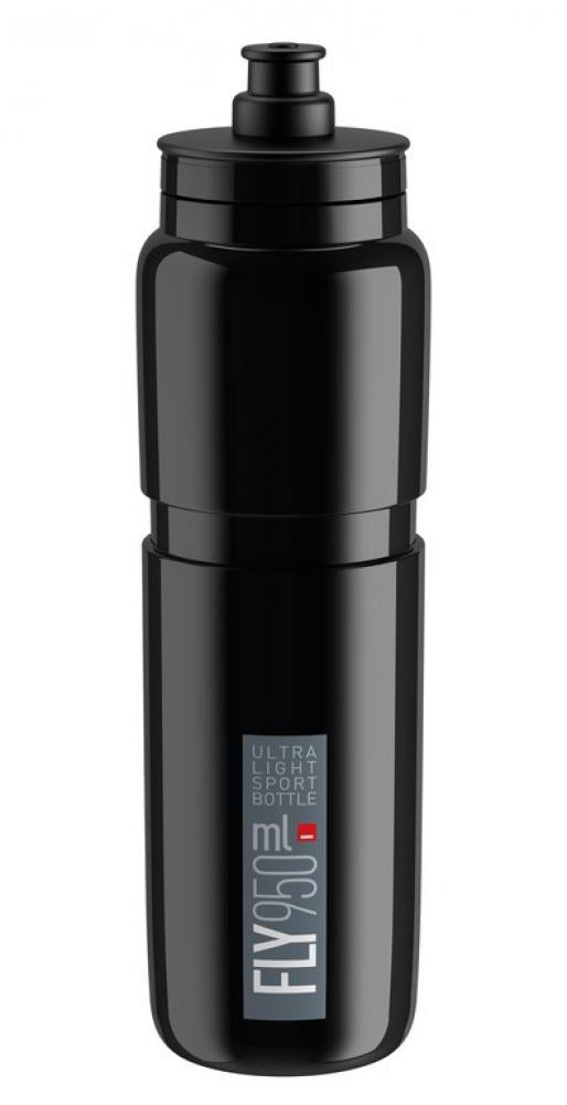 Elite Trinkflasche Fly 950 ml schwarz/grau