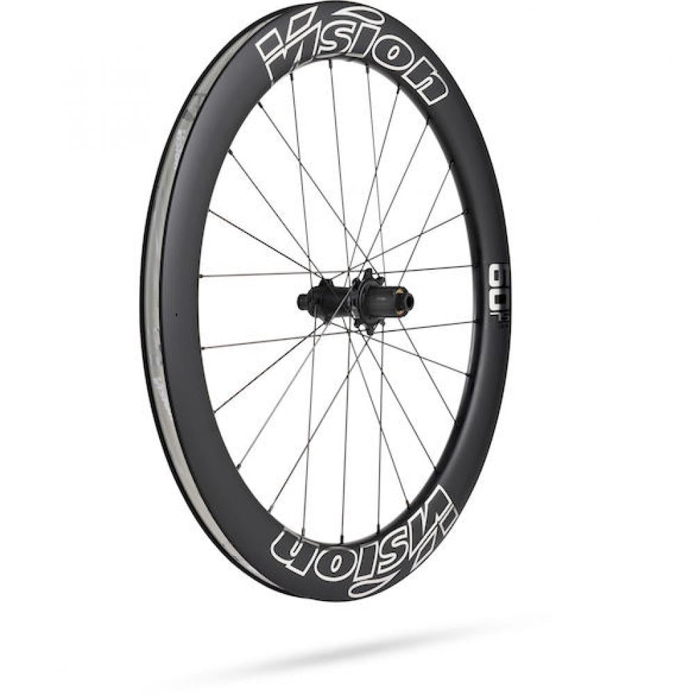 Vision Laufradsatz Metron 60 SL Disc 622x21x60 mm Schwarz/silber - aerodynamische moderne Ausführung