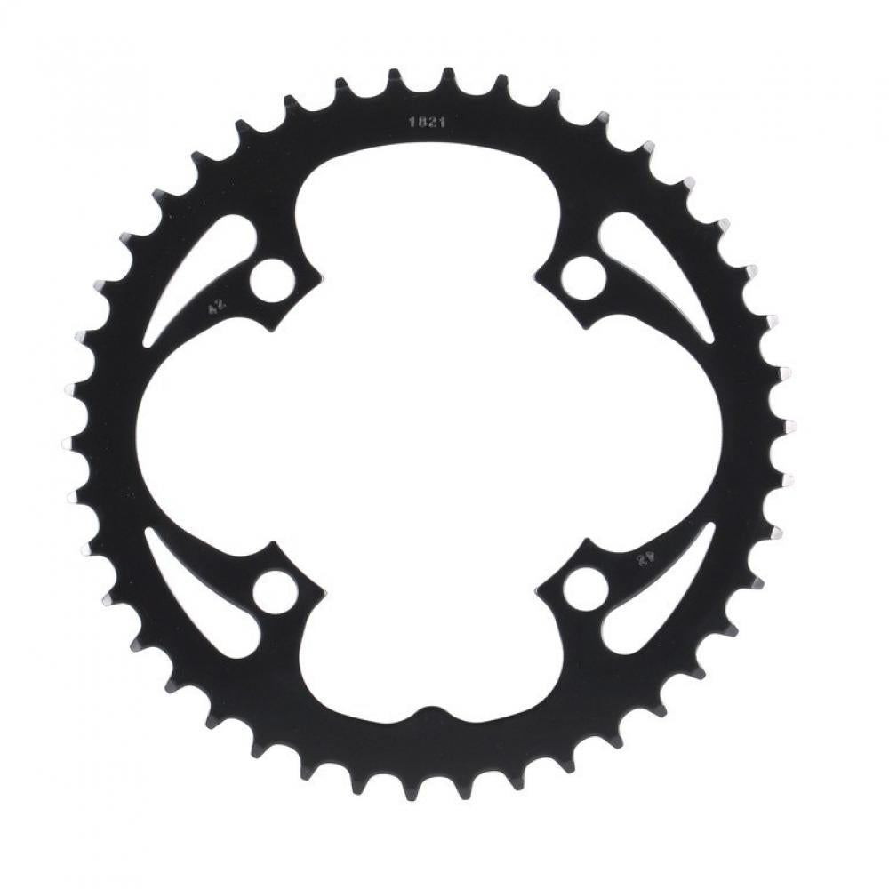 Schwarzes Truvativ Kettenblatt mit 42 Zähnen aus Stahl für Single Speed, Fixie und Urban Bikes.