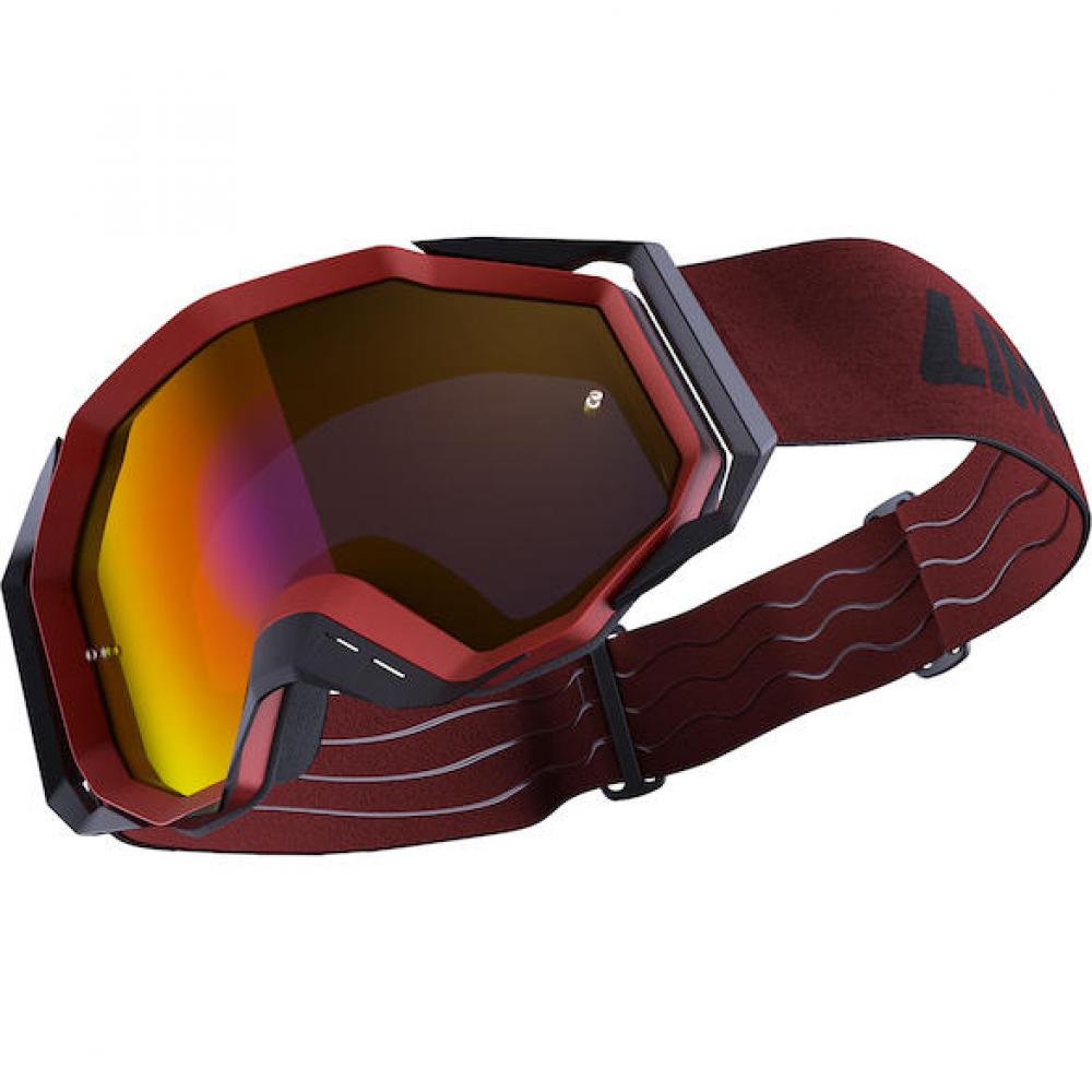 Limar Roc Dark Red Onesize Rot - Enduro & Downhill Goggle mit weitem Sichtfeld