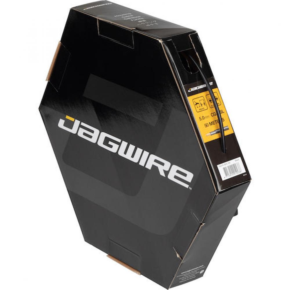 Jagwire CGX-SL Bremszugaußenhülle Ø 5 mm x 50 m Schwarz - Premium Werkstattqualität mit Slick-Lube