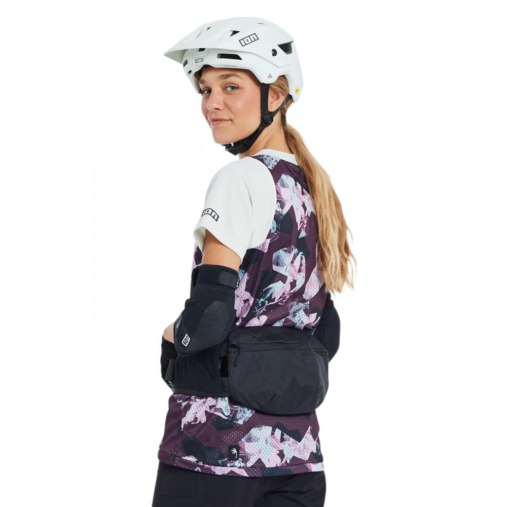 ION Bike Tee Scrub SS Damen Kurzarm Fahrradshirt - Größe M/38 - Blau (47223-5026) - T-Shirt