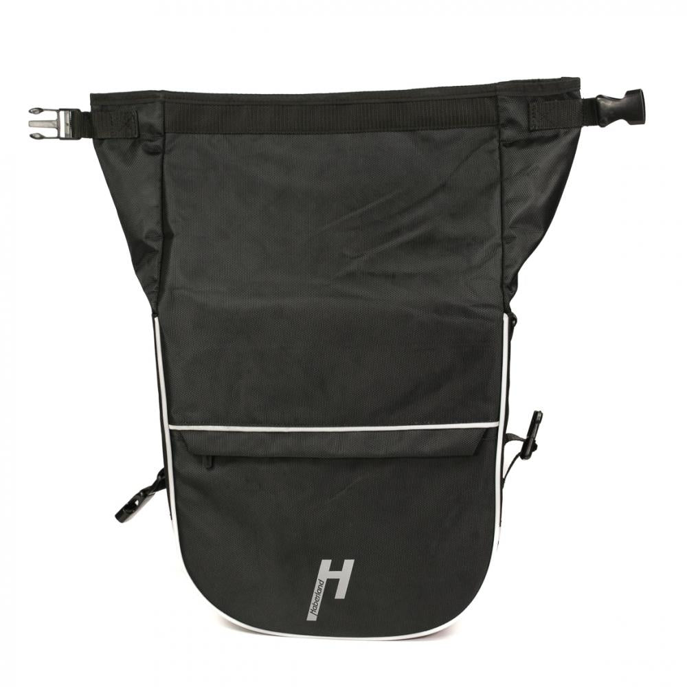 Haberland Einzeltasche eMotion schwarz/reflex - robuste Fahrradtasche für Alltag und Tour