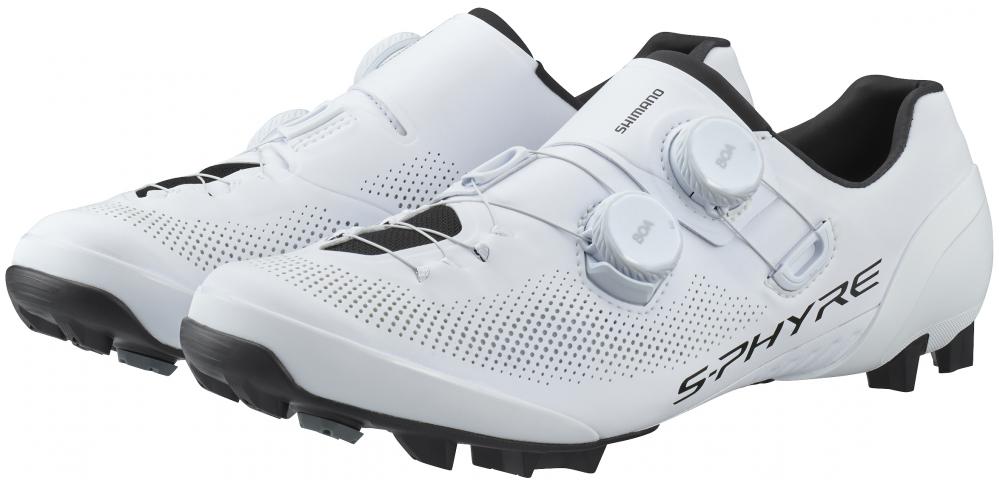 SHIMANO Fahrradschuhe XC903 Herren/Damen MTB SPD Fahrradschuhe Größe 41 breit Weiß
