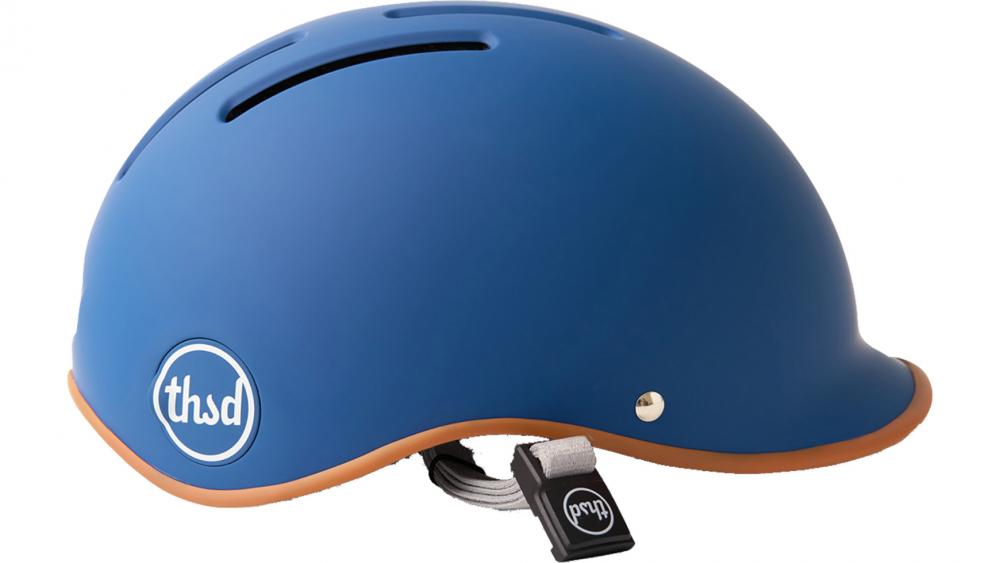 Thousand Heritage 2.0 Old Skool Blue Fahrradhelm L 59-62 cm - Retro-Design, ABS-Hartschale, EPS-Innenschale, Belüftung, verstellbares System