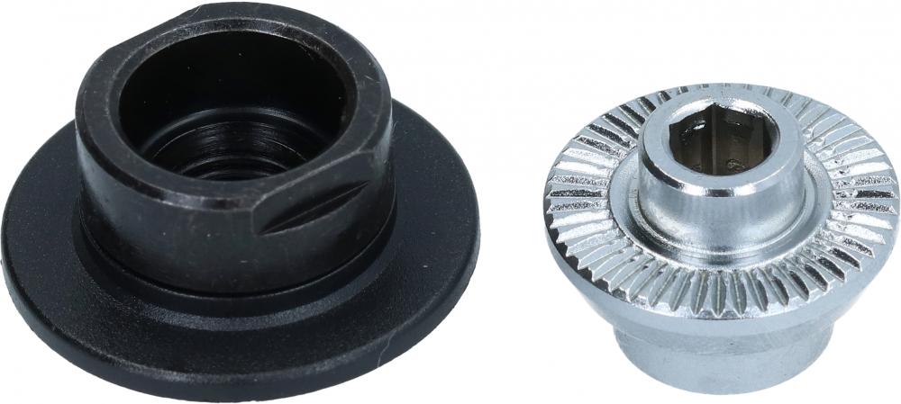 SHIMANO Achsmutterneinheit HB-5800 - Ersatzteil für Vorderradnabe, ca. 28 g